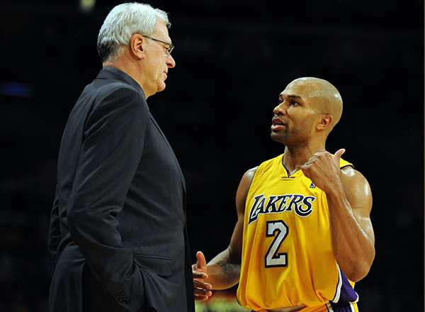 Derek Fisher and Phil Jackson will soon reunite in New York.